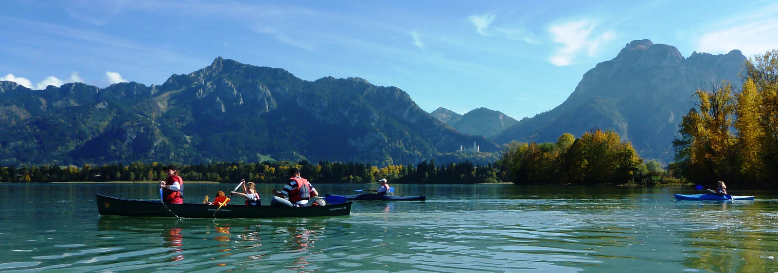 Naturbadeseen Und Wassersport Um Fussen