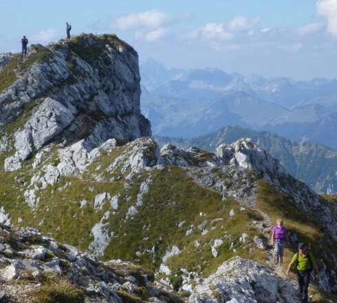 Gipfelfoto der Hochplatte bei Füssen im Allgäus Gipfelfoto der Hochplatte bei Füssen im Allgäus