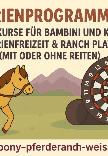 Veranstaltungsbild: Ferienfreizeit & Ranch Play